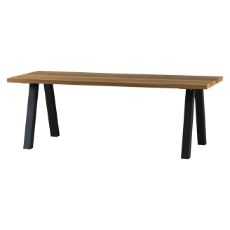 Woood Hagebord <strong>Tablo Outdoor</strong>  Naturlig, Svart 210x80 cm
