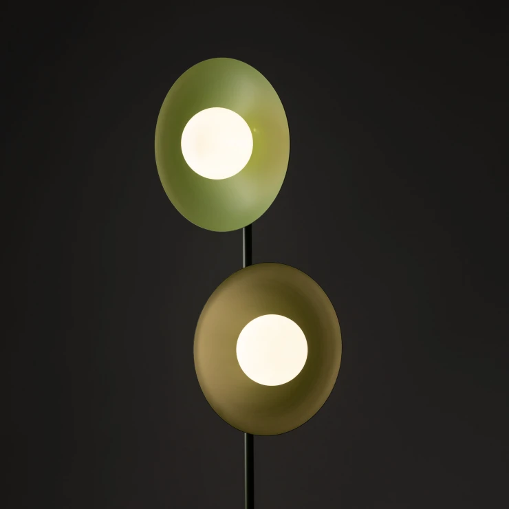 Gulvlampe Solin Grønn Matt