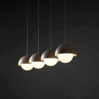 Hengelampe Lavardin Quadro Beige Matt