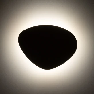 Vegglampe <strong>Norna</strong>  L Svart Matt