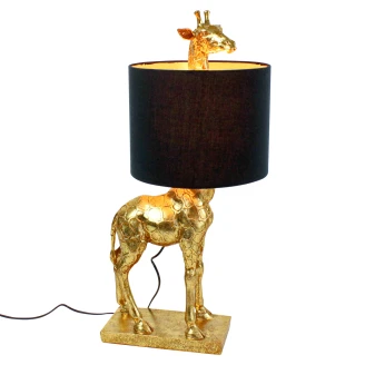 Werner Voss Bordlampe Giraff <strong>Urban Jungle</strong>  Gull, Svart Blank