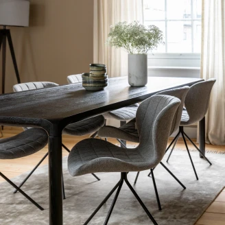 Zuiver Spisebord <strong>Storm Ny</strong>  Svart 180x90 cm