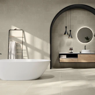 Veggflis Cementa Beige Matt 40x120 cm
