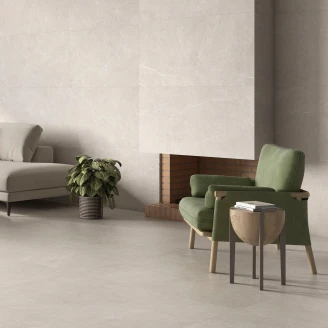 Marmor Gulvflis <strong>Soapstone Lux</strong>  Lys Grå Matt-Sateng 60x120 cm