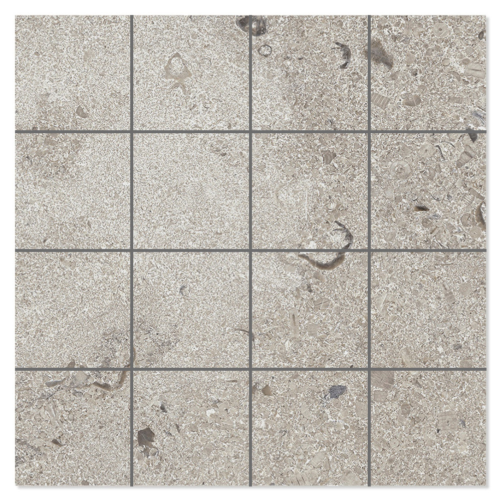 Mosaikkflis Portlith Grå Matt 30x30 (7x7) cm