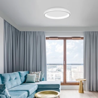 Nova Luce Taklampe Albi Hvit Ø 80 cm
