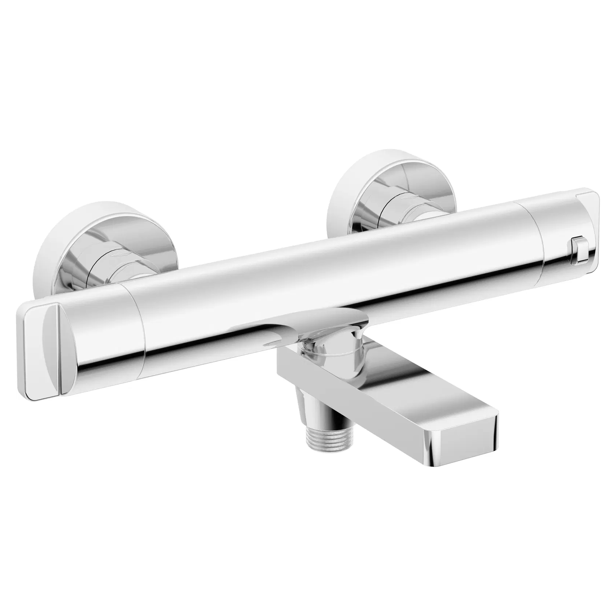 Badekarbatteri Therm Krom Blank med Termostat