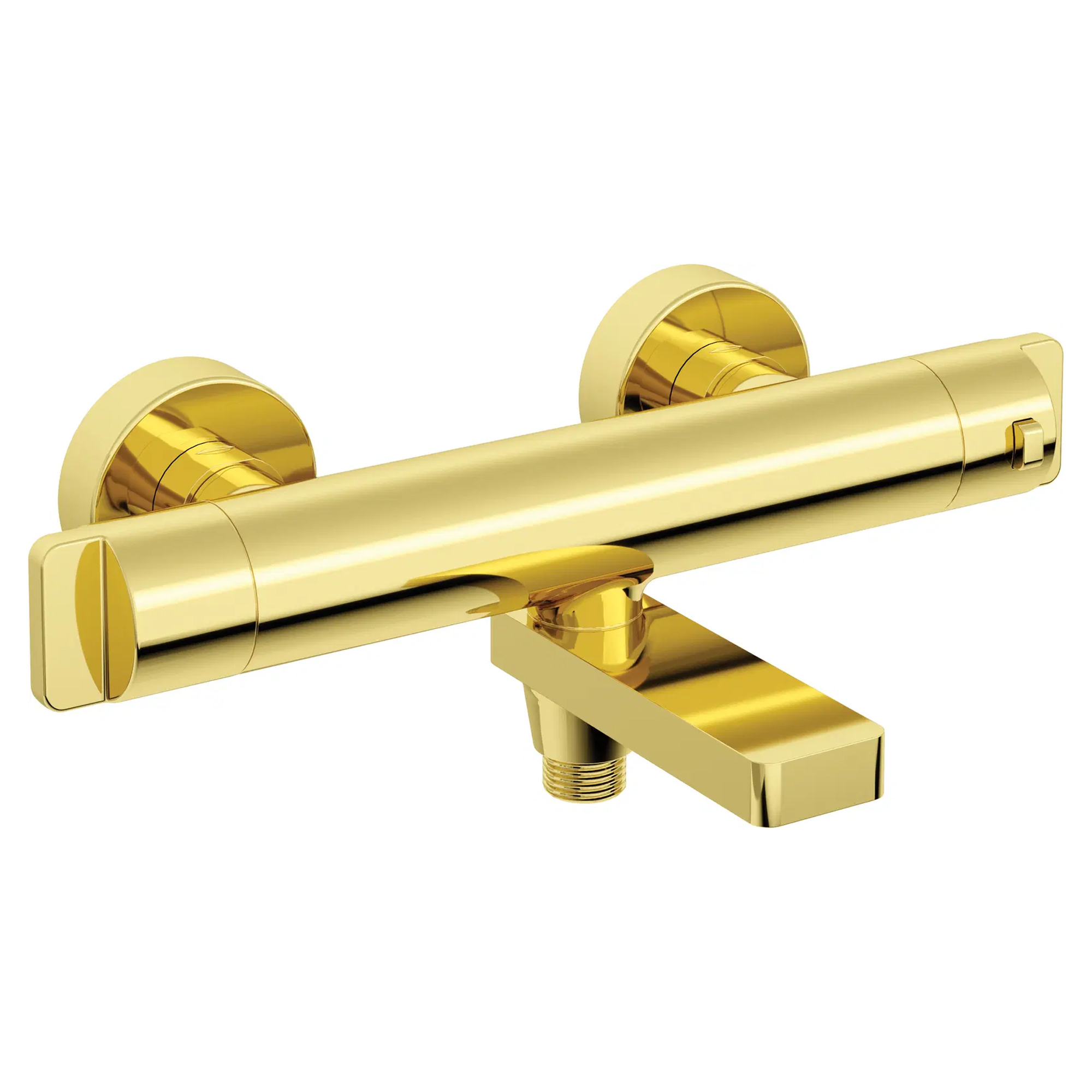 Badekarbatteri Therm Gull Blank med Termostat