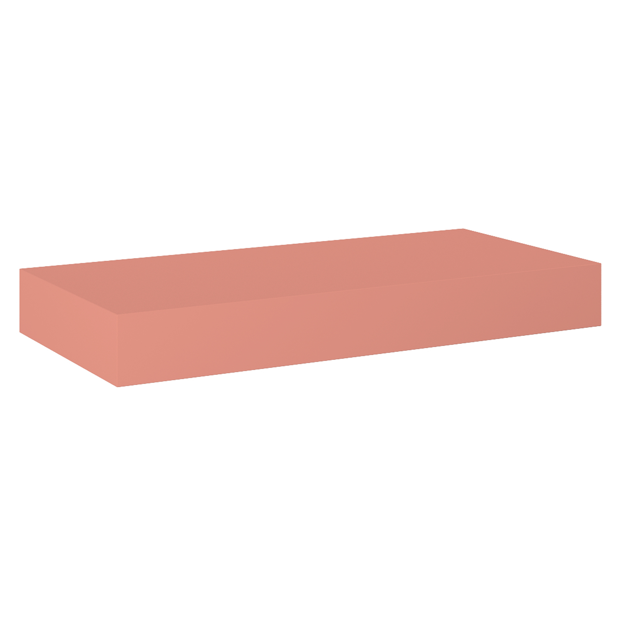 Benkeplate Bloc Rosa Matt XL 100 cm