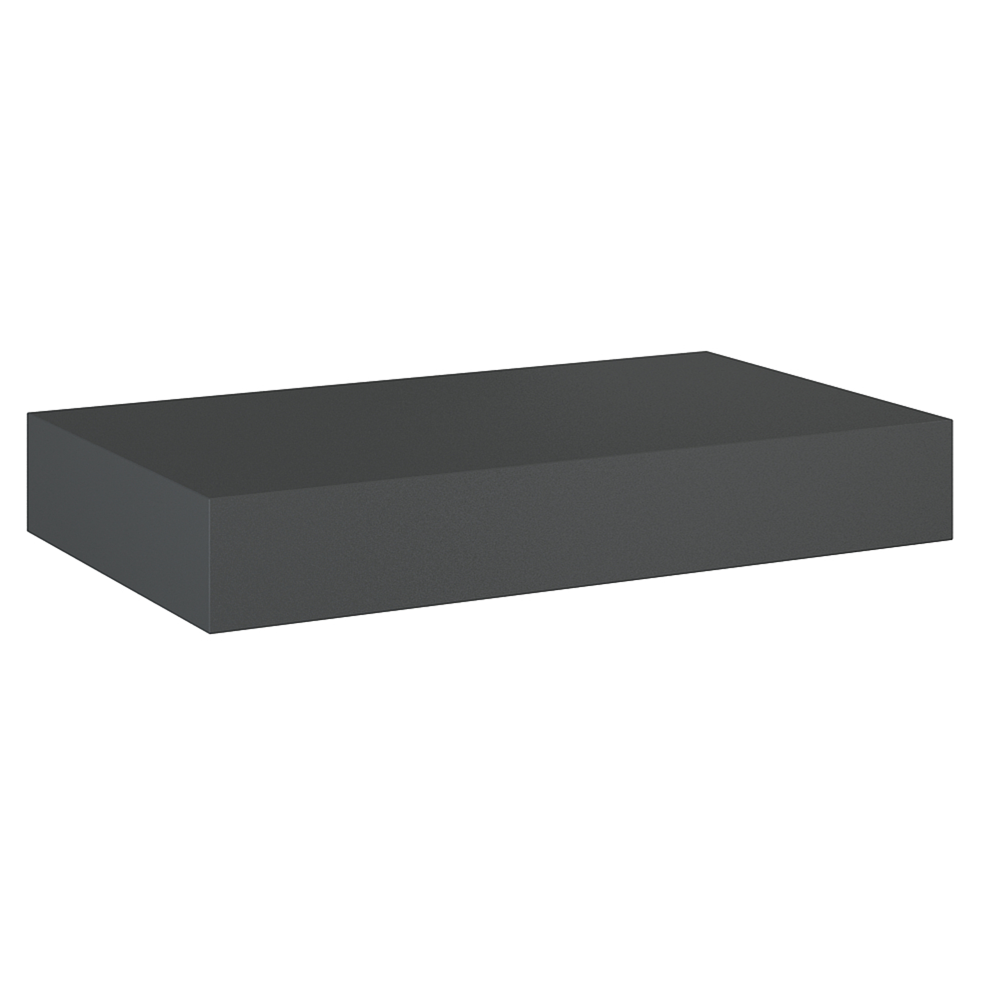 Benkeplate Bloc Antrasitt Matt XL 80 cm