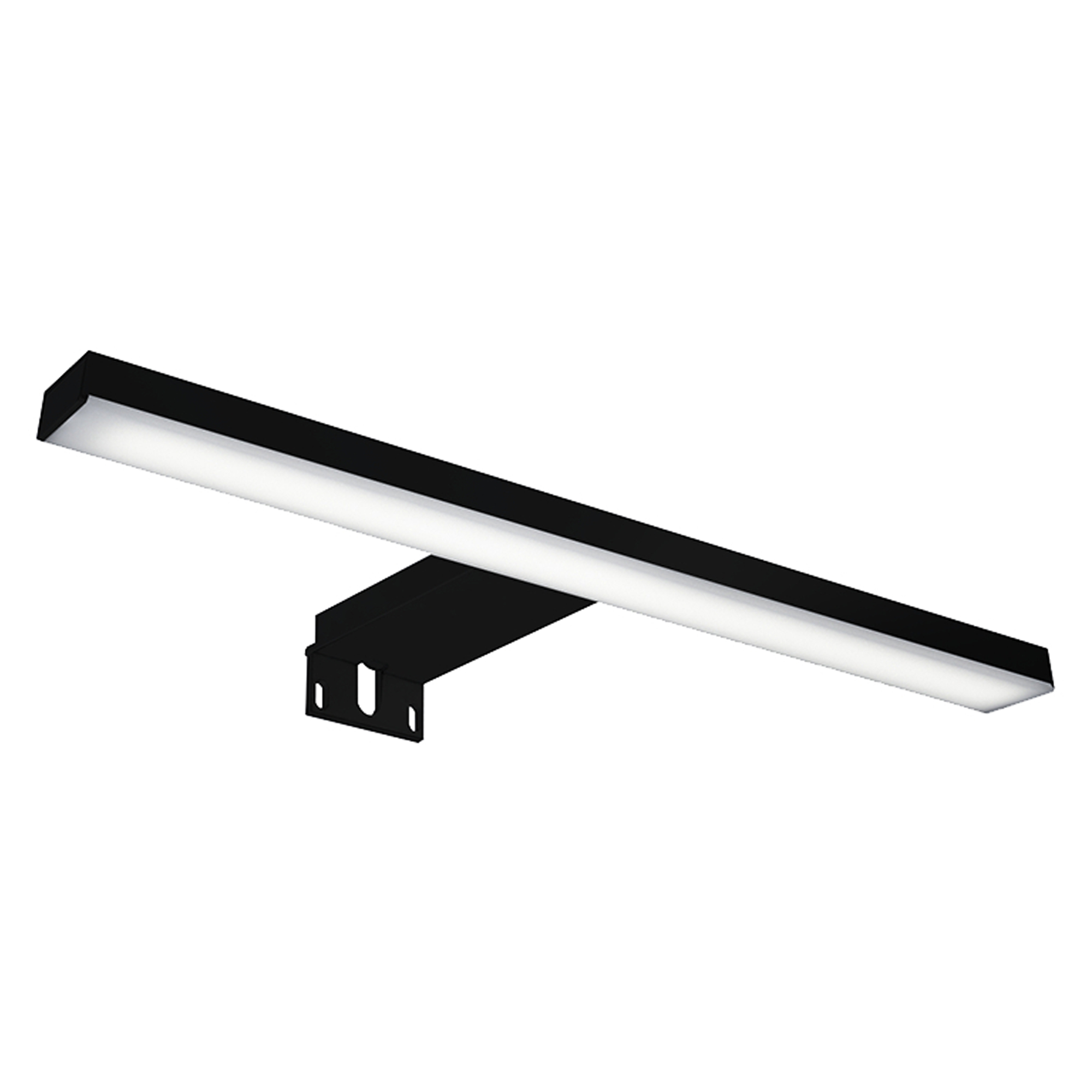 Speilbelysning Lumea Svart Matt 28 cm