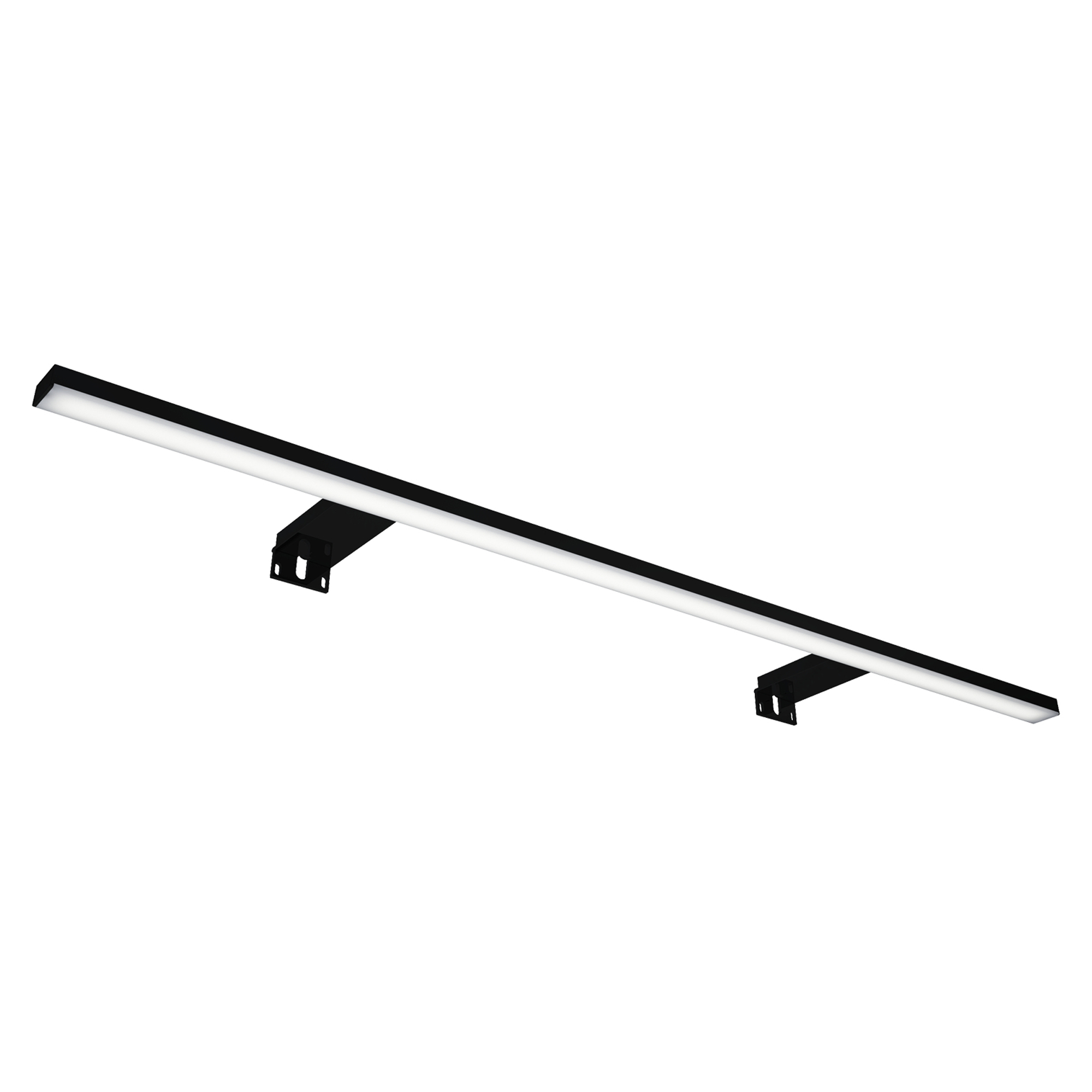 Speilbelysning Lumea Svart Matt 80 cm