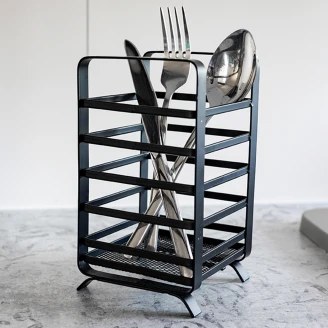 Bestikkholder <strong>Kitcho</strong>  Svart Matt 11x10 cm