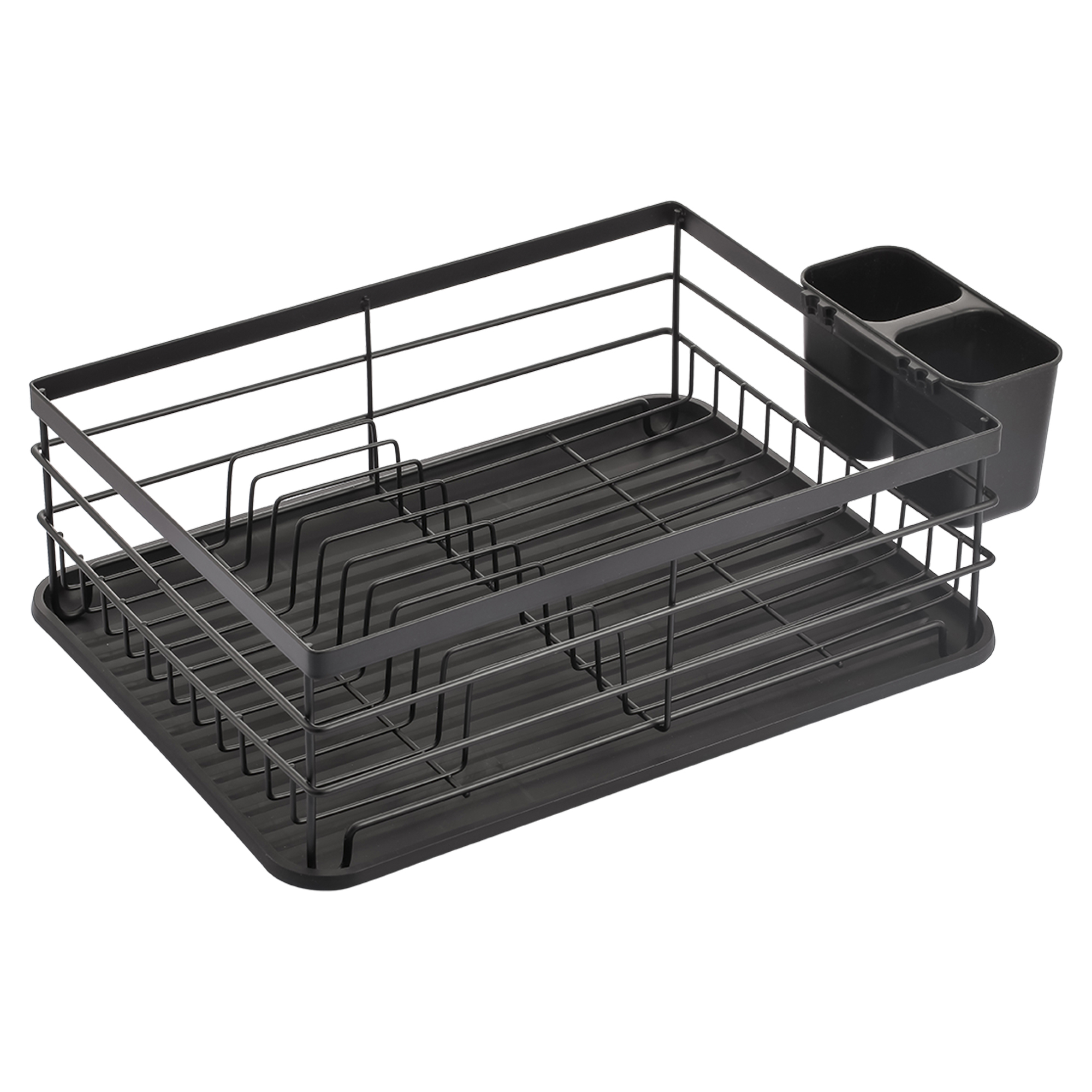 Oppvaskstativ Kitcho Svart Matt 43x32 cm