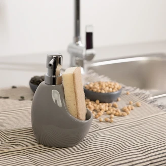 Keramisk Dispenser <strong>Spill</strong>  Grå Matt