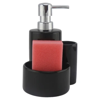 Keramisk Dispenser Mox Svart Blank