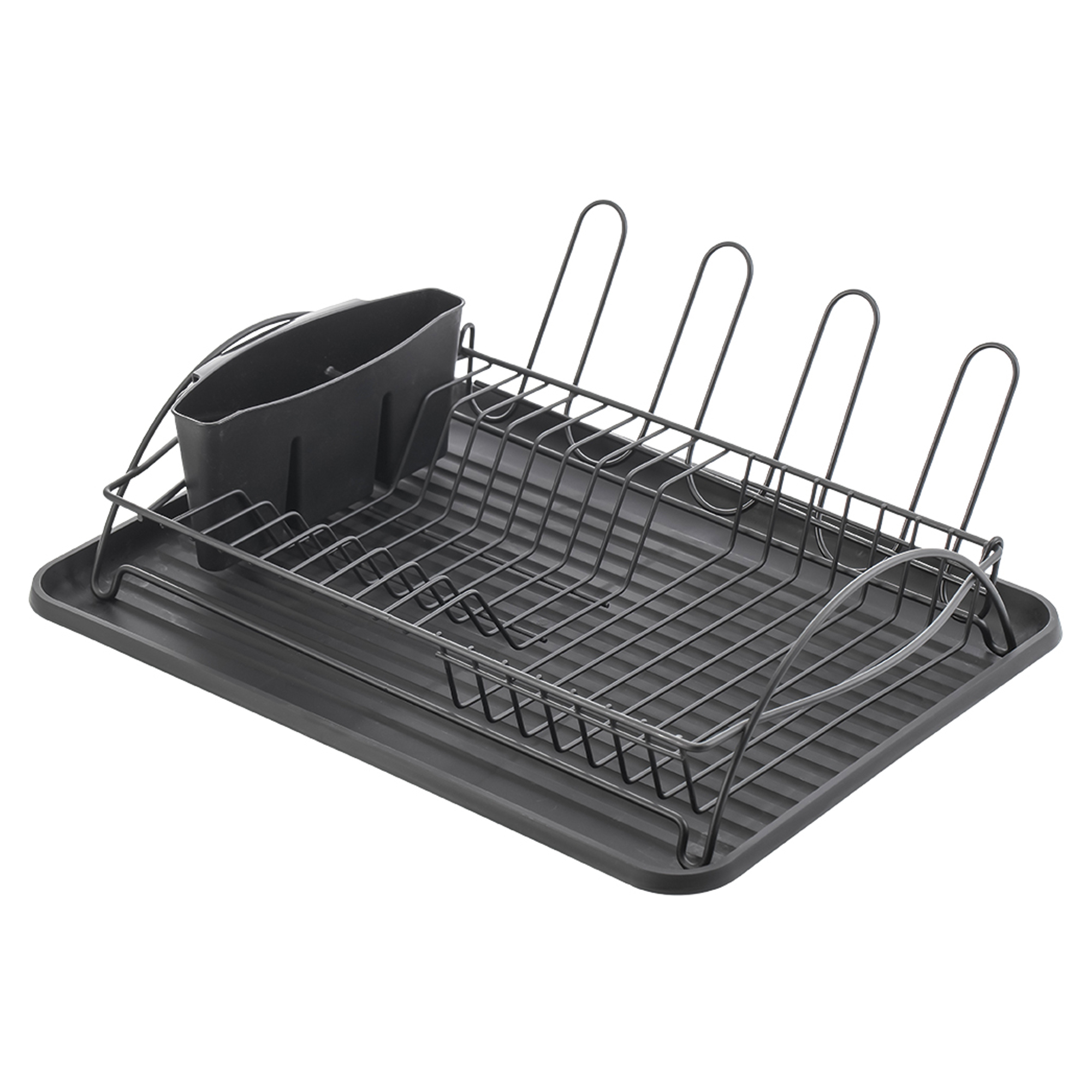 Oppvaskstativ Kitcho Svart 43x32 cm