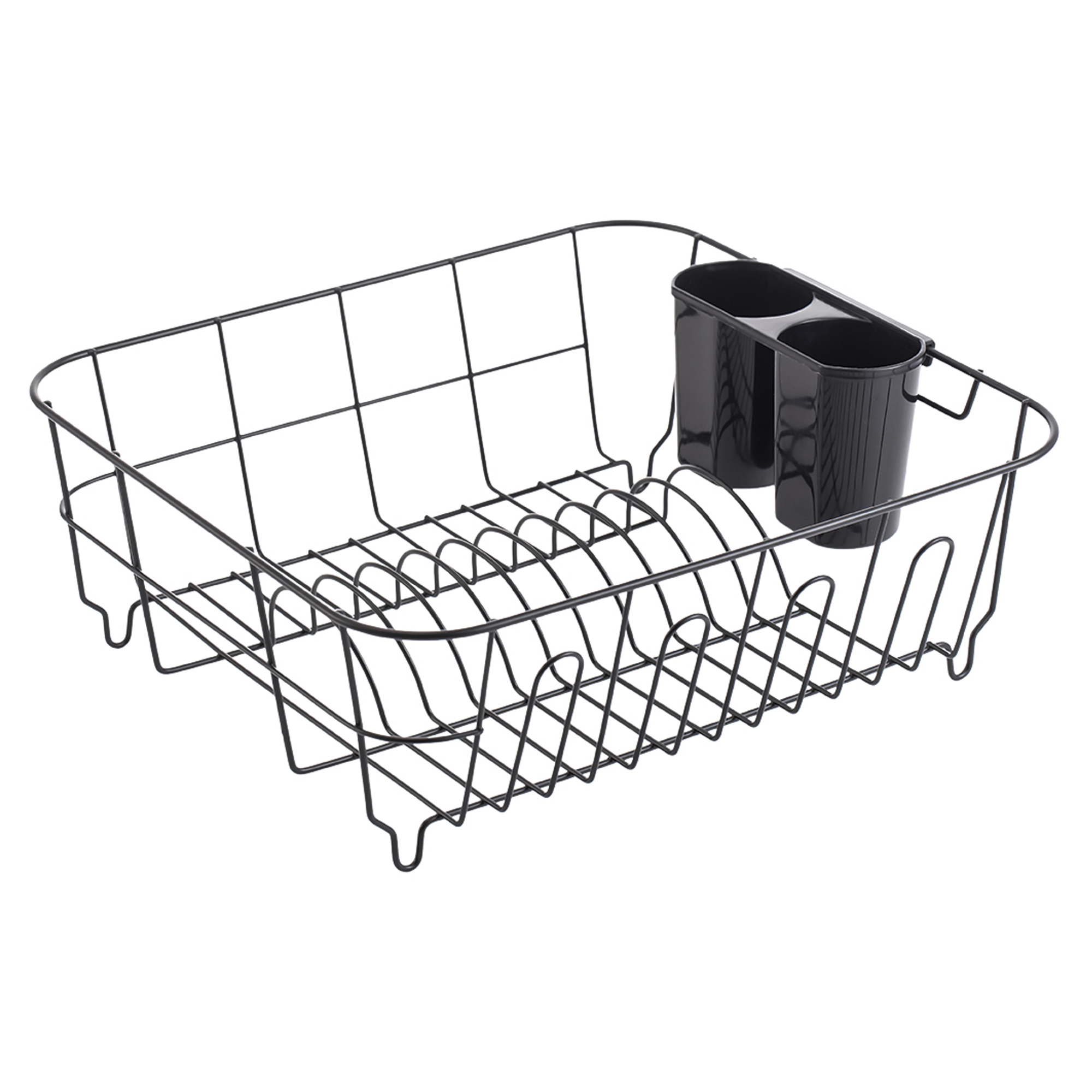 Oppvaskstativ Kitcho Svart 37x33 cm
