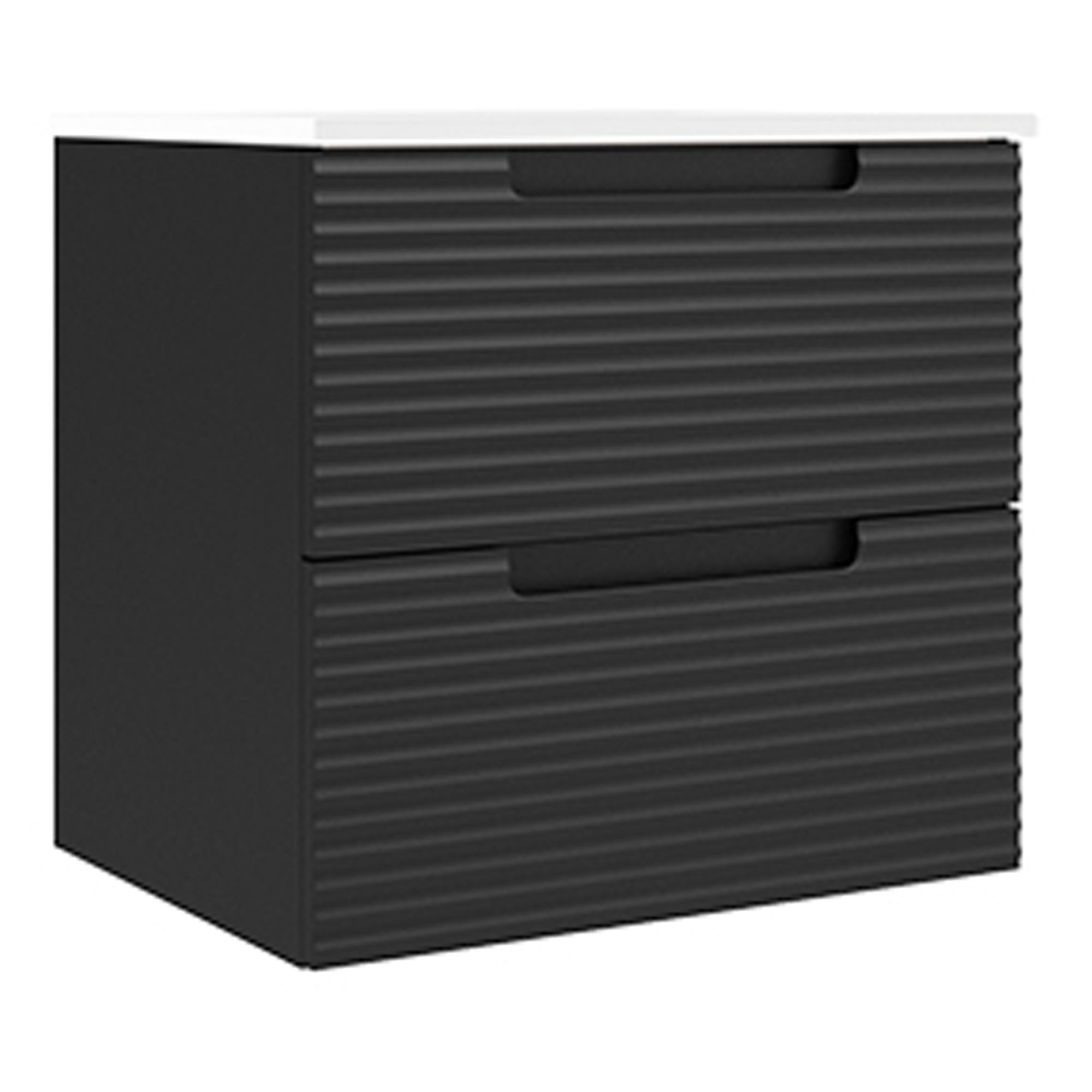 Servantskap Ramos Svart Matt 60 cm med Servant