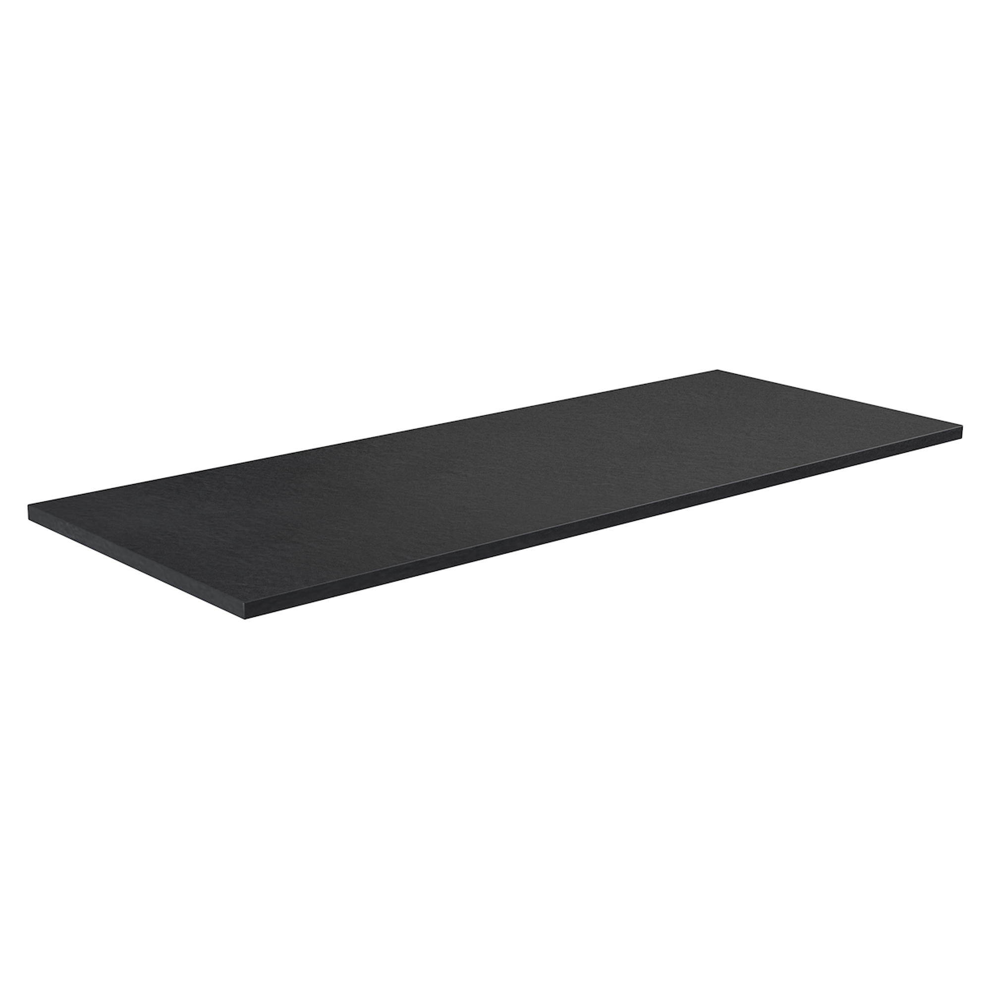 Benkeplate Monteluce Svart Matt 121 cm