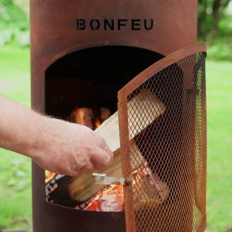 Dør til BonFeu Ildsted BonTino Rustent