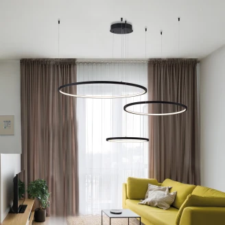 Nova Luce Hengende Lampe <strong>Purple</strong>  Trio Svart