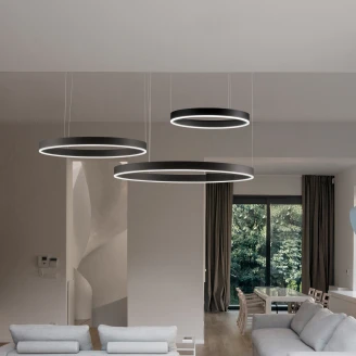 Nova Luce Hengende Lampe <strong>Motif</strong>  Trio Svart