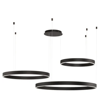 Nova Luce Hengende Lampe <strong>Motif</strong>  Trio Svart