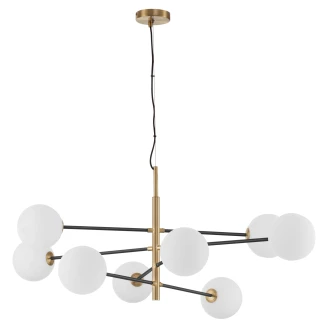 Nova Luce Hengende Lampe <strong>Vitra</strong>  Octa Gull, Hvit