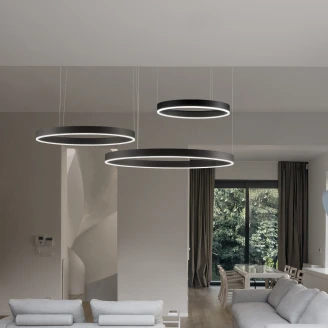Nova Luce Hengende Lampe <strong>Motif</strong>  Svart Trio med Fjernkontroll