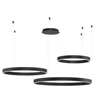 Nova Luce Hengende Lampe <strong>Motif</strong>  Svart Trio med Fjernkontroll