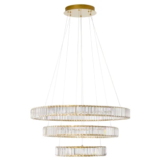 Nova Luce Hengende Lampe <strong>Aurelia</strong>  Trio Rund Gull