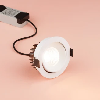Nova Luce Spotlight <strong>Blade</strong>  Hvit Ø 9 cm