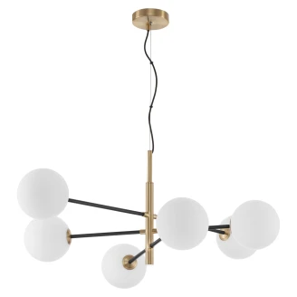 Nova Luce Hengende Lampe <strong>Vitra</strong>  Hexa Gull, Hvit