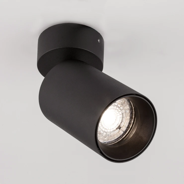 Nova Luce Spotlight Tod Svart Ø 6 cm
