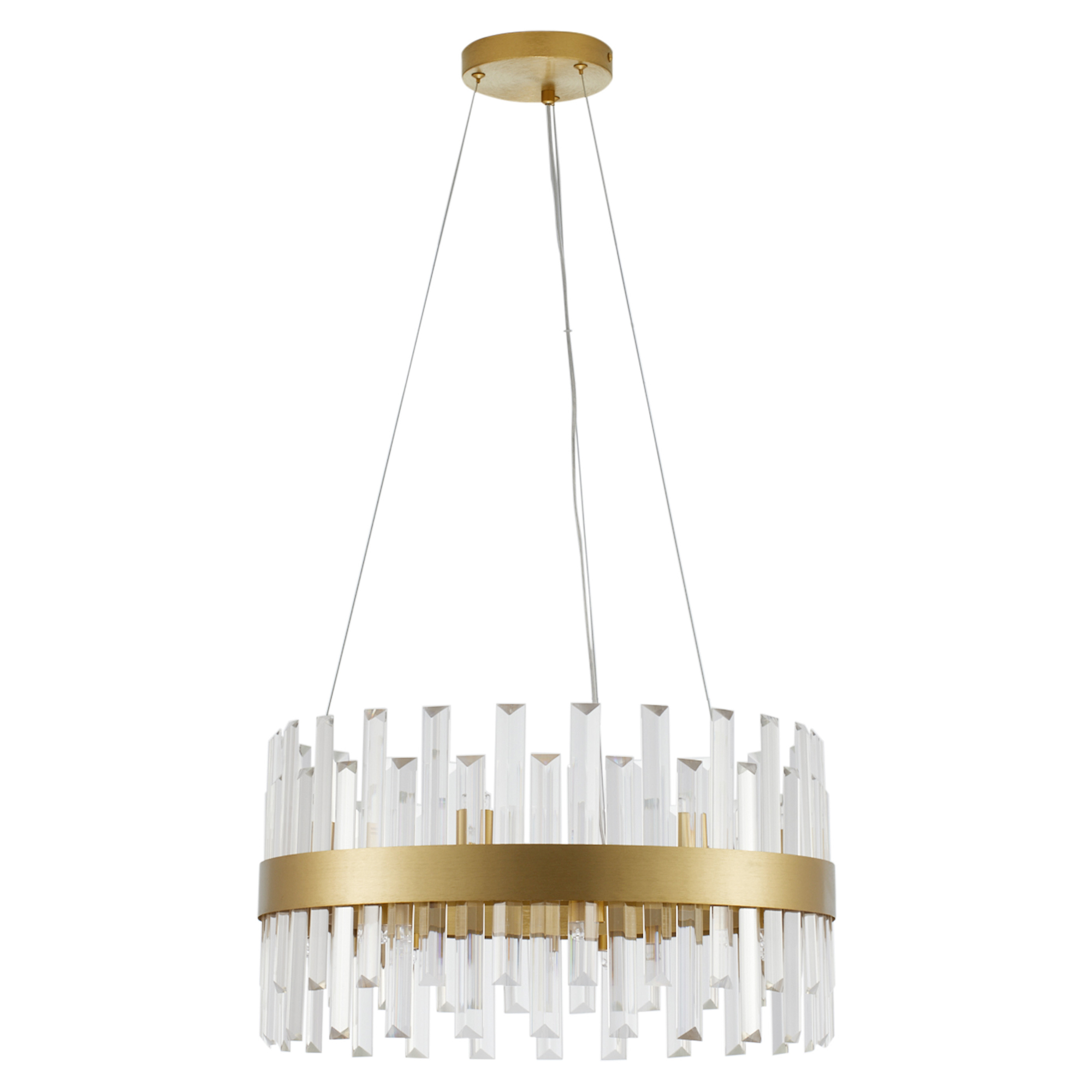 Nova Luce Hengende Lampe Crown Rund Gull M
