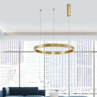 Nova Luce Hengende Lampe <strong>Motif</strong>  Gull Ø 80 cm