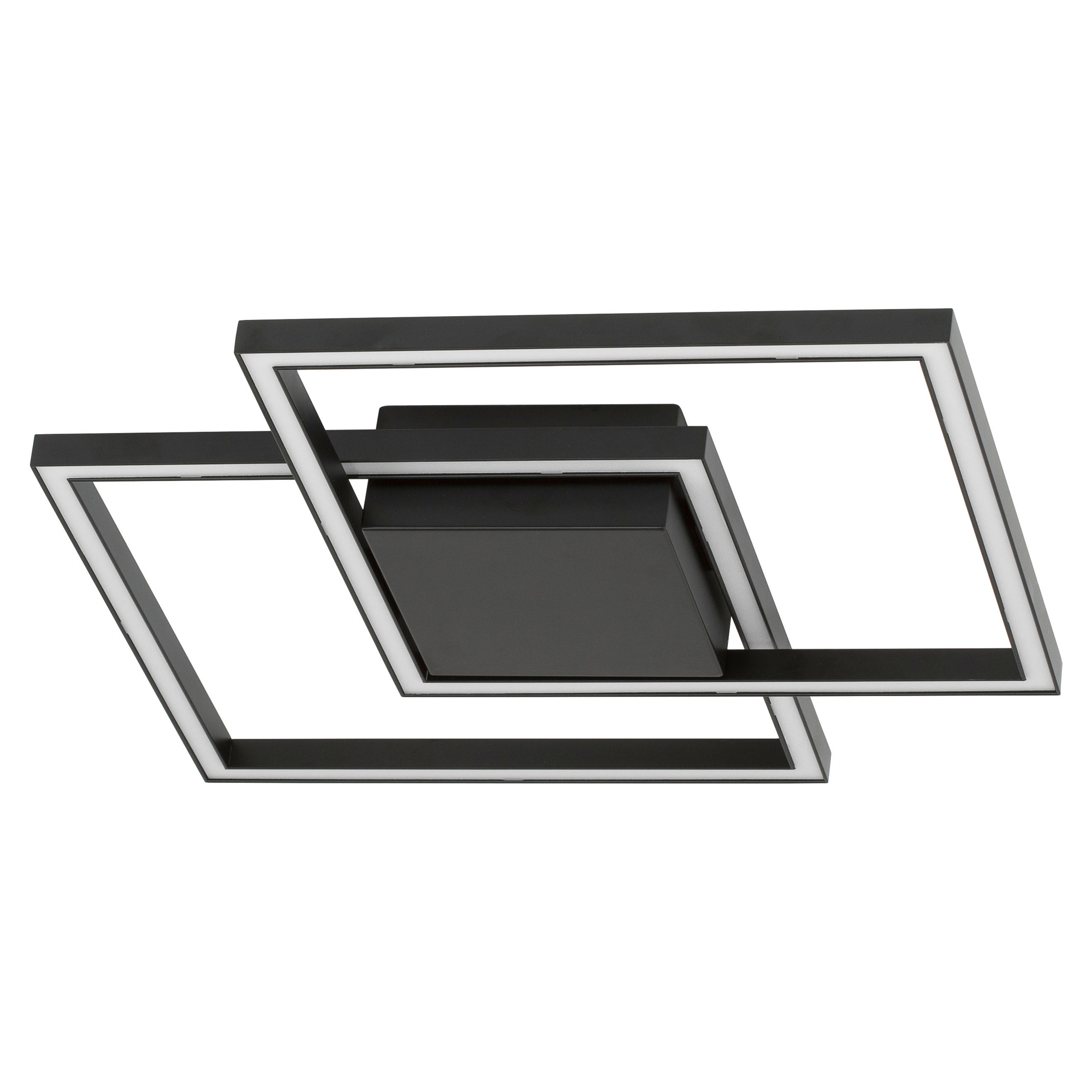 Nova Luce Taklampe Bilbao Ny Svart 46x46 cm