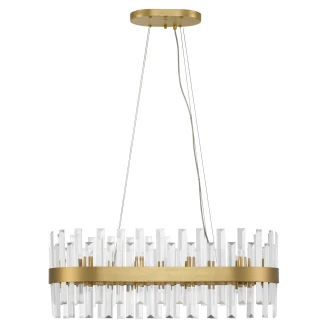 Nova Luce Hengende Lampe <strong>Crown</strong>  Gull Rund L