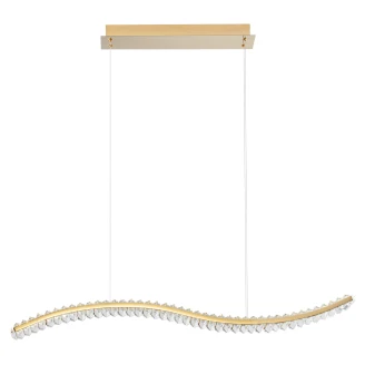 Nova Luce Hengende Lampe <strong>Aurelia</strong>  Gull Bølge Enkel