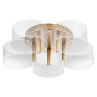 Nova Luce Taklampe <strong>Gatlin</strong>  Messinggull M