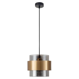 Nova Luce Hengende Lampe <strong>Sianna</strong>  Mørkegrå, Gull