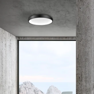 Nova Luce Taklampe Albi Svart Ø 60 cm