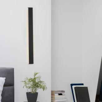 Nova Luce Vegglampe <strong>Seline</strong>  Svart 90 cm
