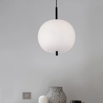 Nova Luce Hengende Lampe Enkel <strong>Lato</strong>  Svart, Hvit