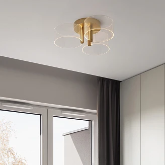 Nova Luce Taklampe <strong>Gatlin</strong>  Messinggull