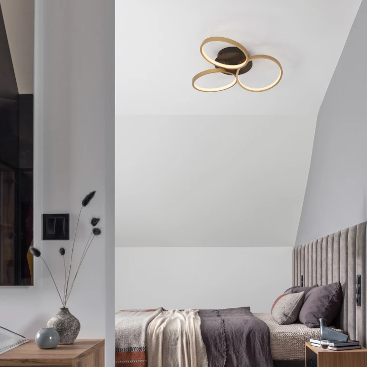 Nova Luce Taklampe Elize Gull