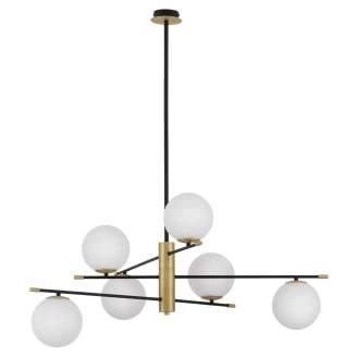 Nova Luce Hengende Lampe <strong>Git</strong>  Gull, Hvit