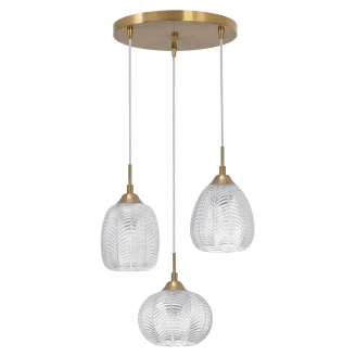 Nova Luce Hengende Lampe <strong>Vario</strong>  Gull, Transparent