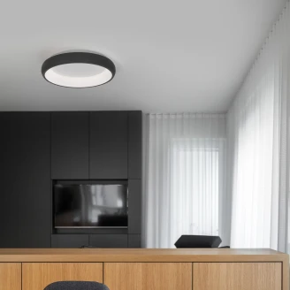 Nova Luce Taklampe Albi Svart Ø 40 cm